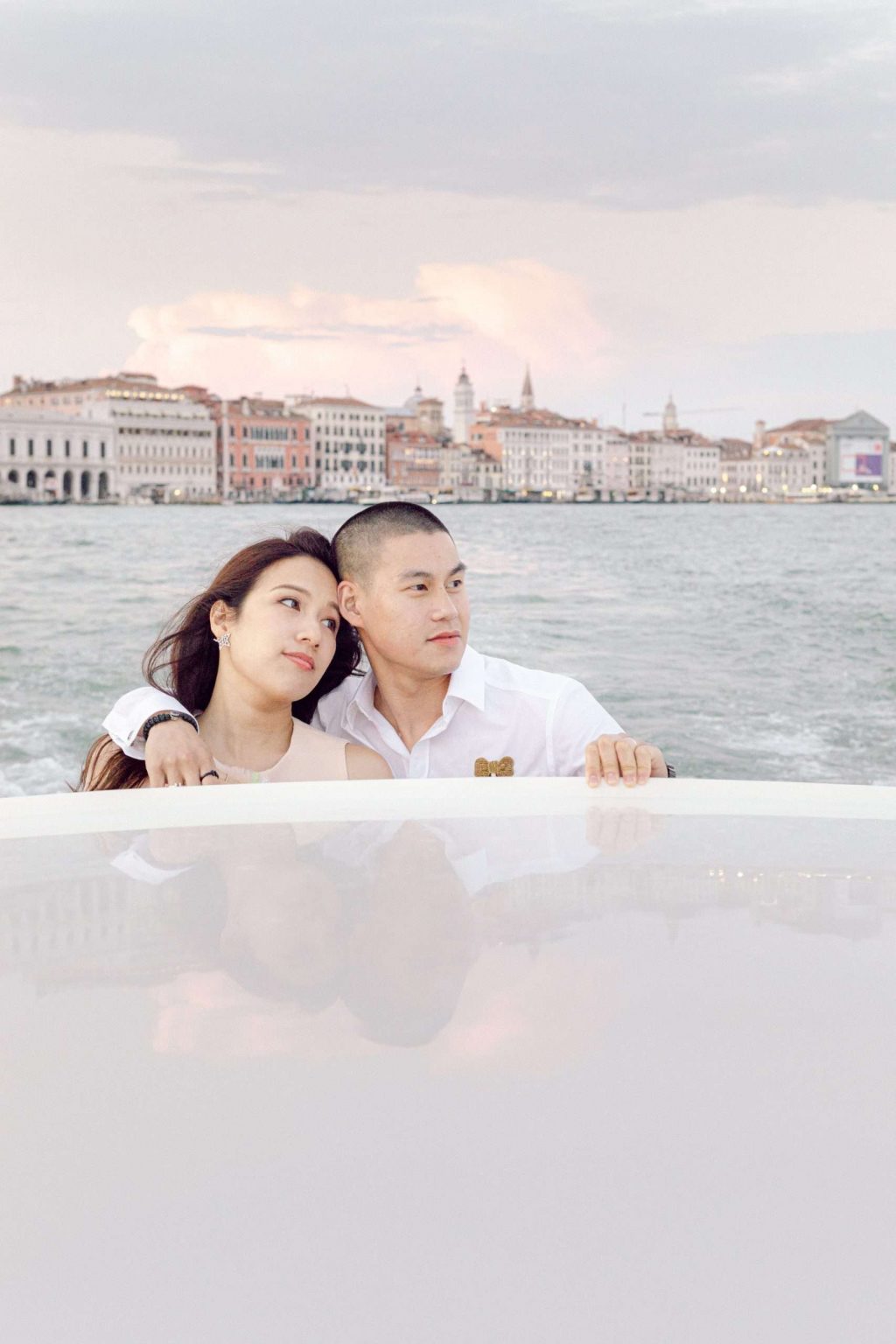 Elope to Italy | Italy Elopement Photographer, Camilla M, Venice Elopement Piazza San Marco watertaxi
