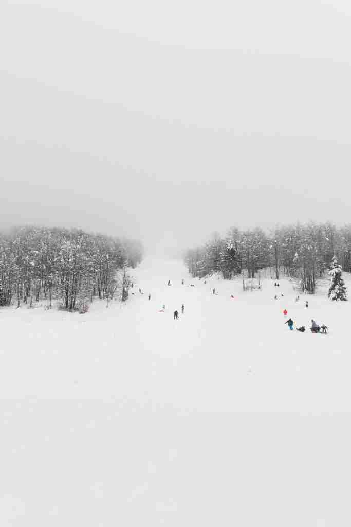 Cortina ski winter elopement