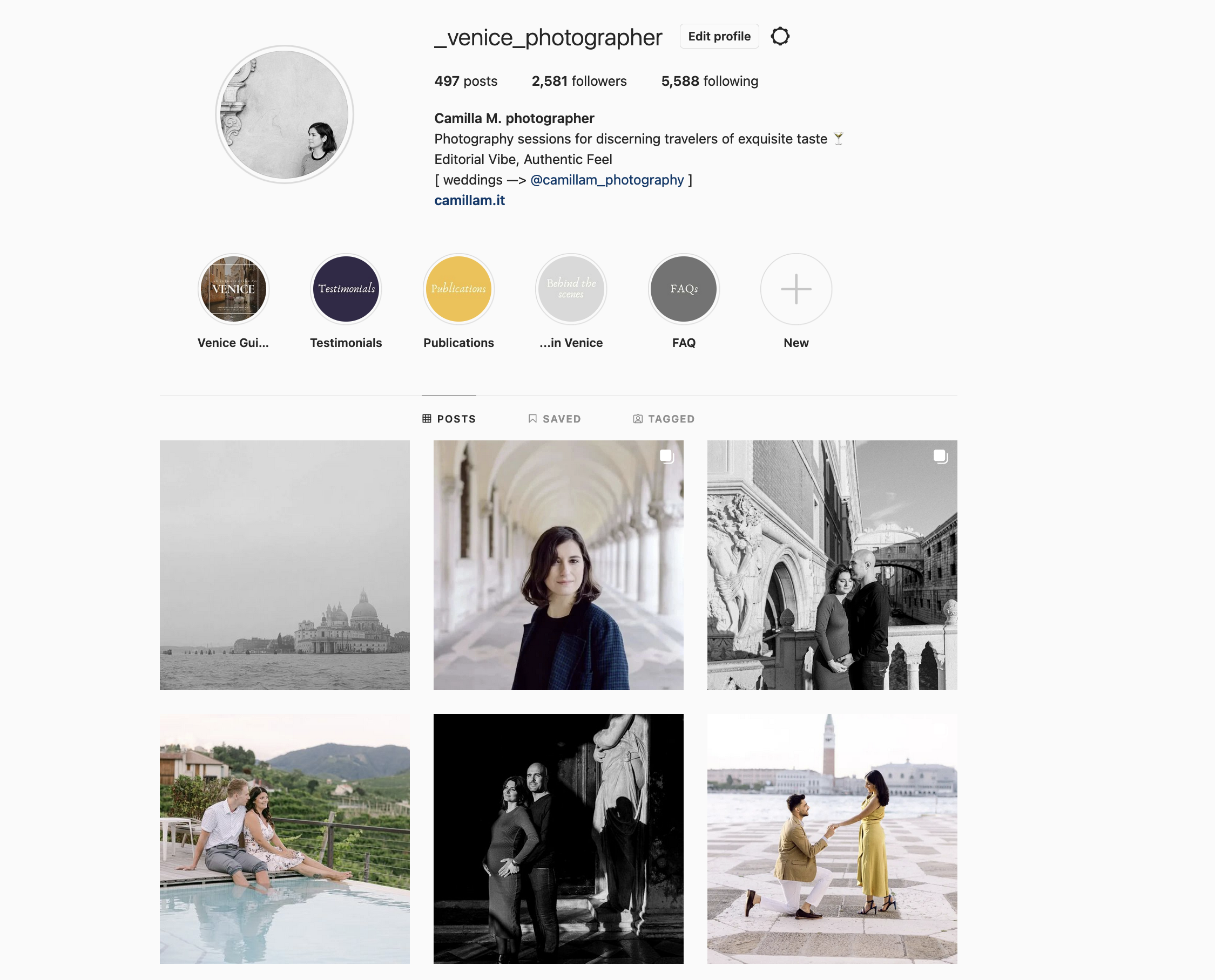 Venice Photographer - Instagram