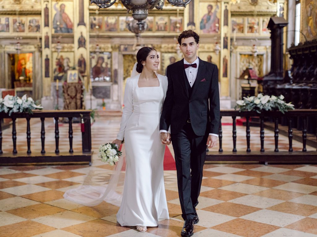 Getting married in Venice at the Greek Orthodox Church, San Giorgio dei Greci.