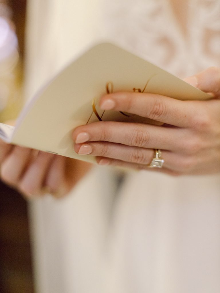 Bride getting ready at Tivoli Palazzo Gaddi decorated for Christmas in Florence