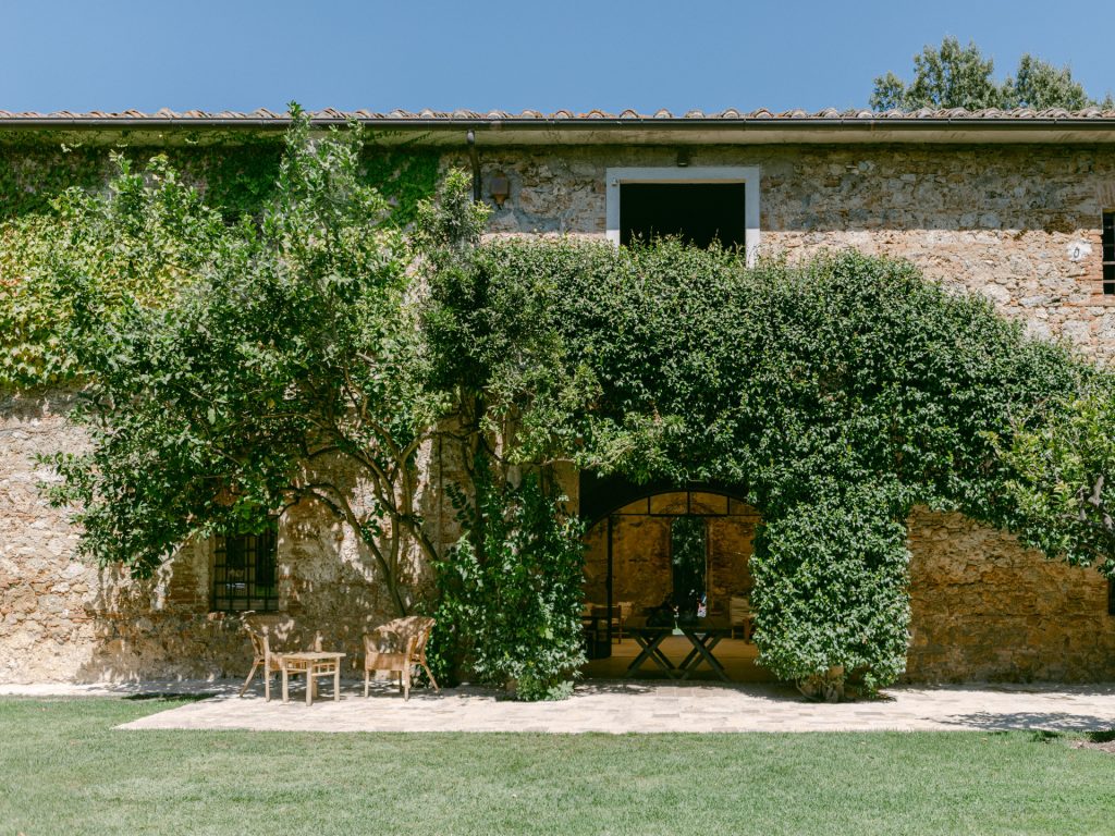 The estate bar at La Pescaia in the Maremma, Tuscany