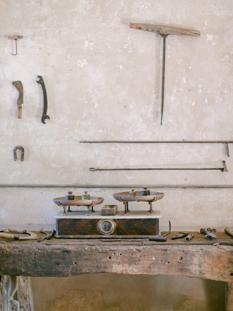 Rustic farm details at La Pescaia in the Maremma, Tuscany