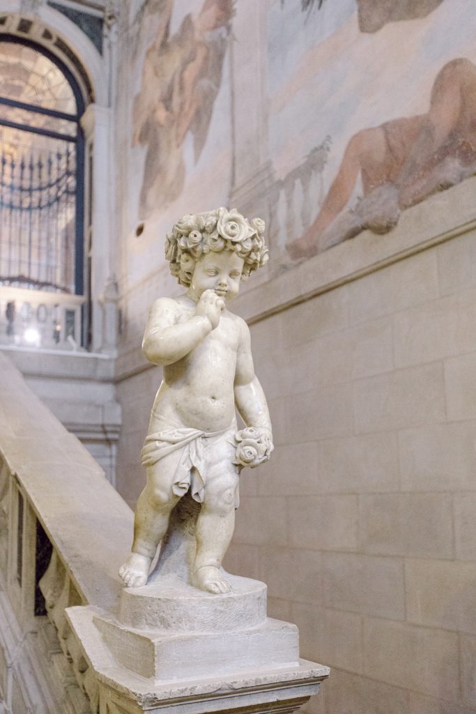 Details of the staircase at Ca’ Sagredo, Venice